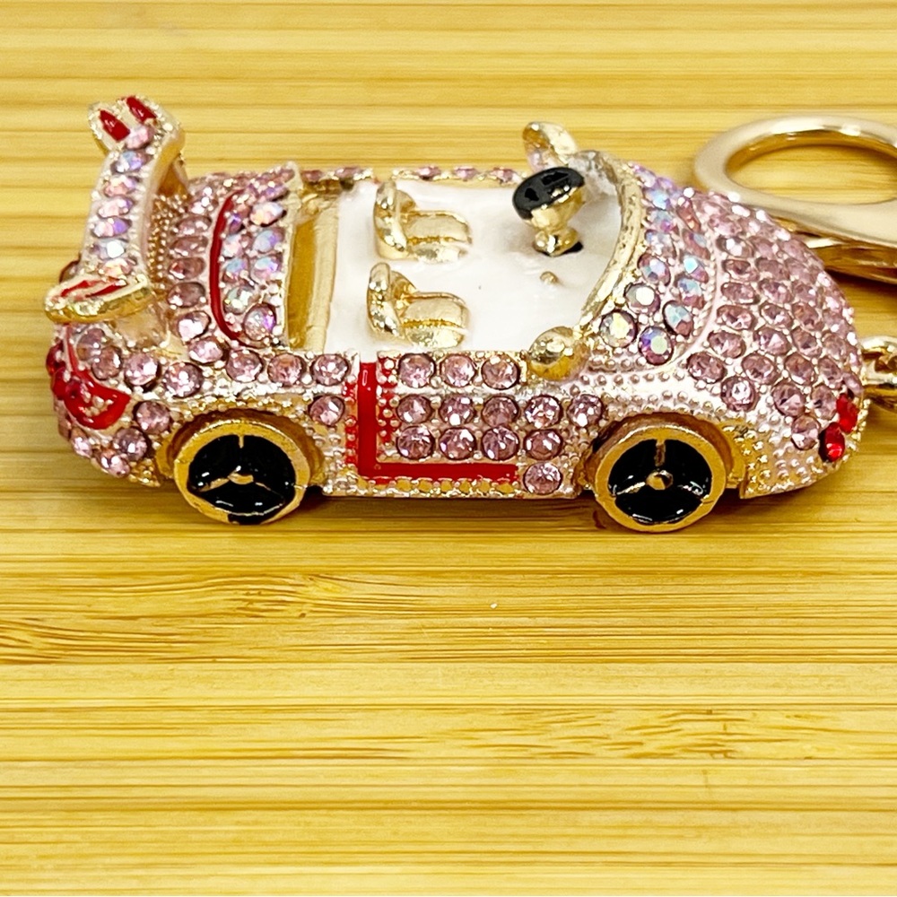 Luxury Bling Car Keychain | Rhinestone Crystal Key Ring - Picture 9 of 14